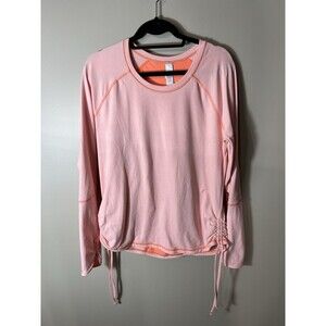 LUCY Shirt  Women's Size XL Orange Vented Long Sleeve Performance